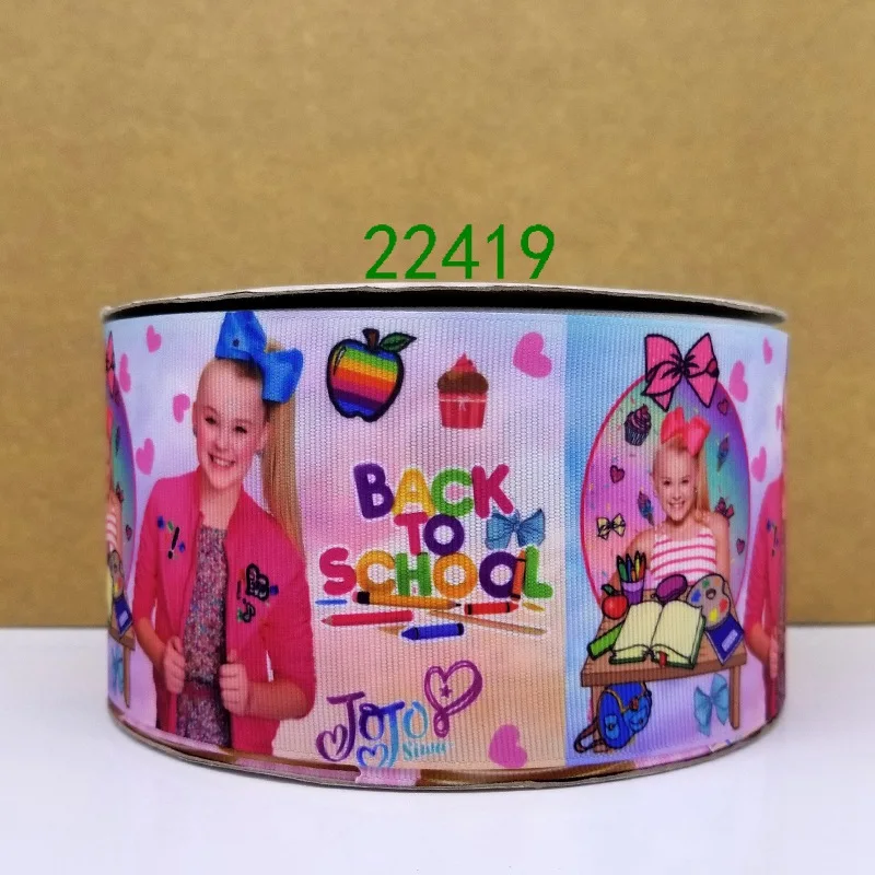 22419 50 ярдов обратно в школу напечатанные grosgrain ленты 22364 - Цвет: 22419