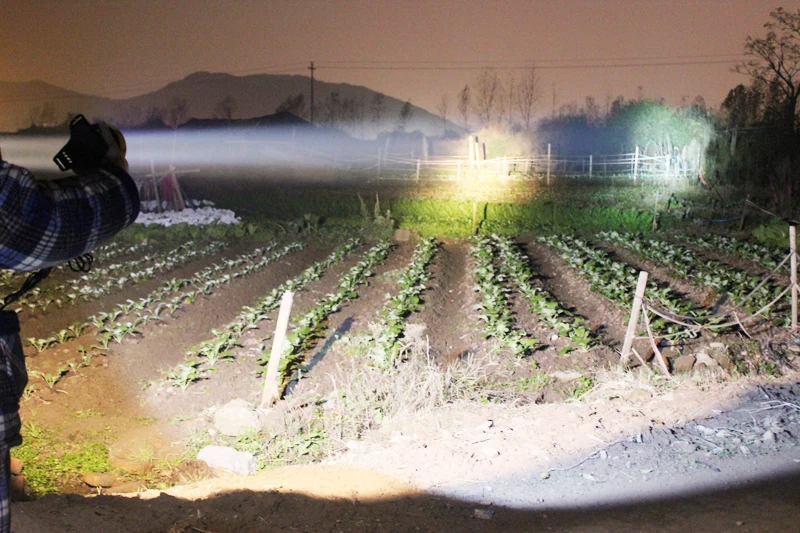 Высокомощный портативный светодиодный фонарь с usb налобный cree L2 перезаряжаемый