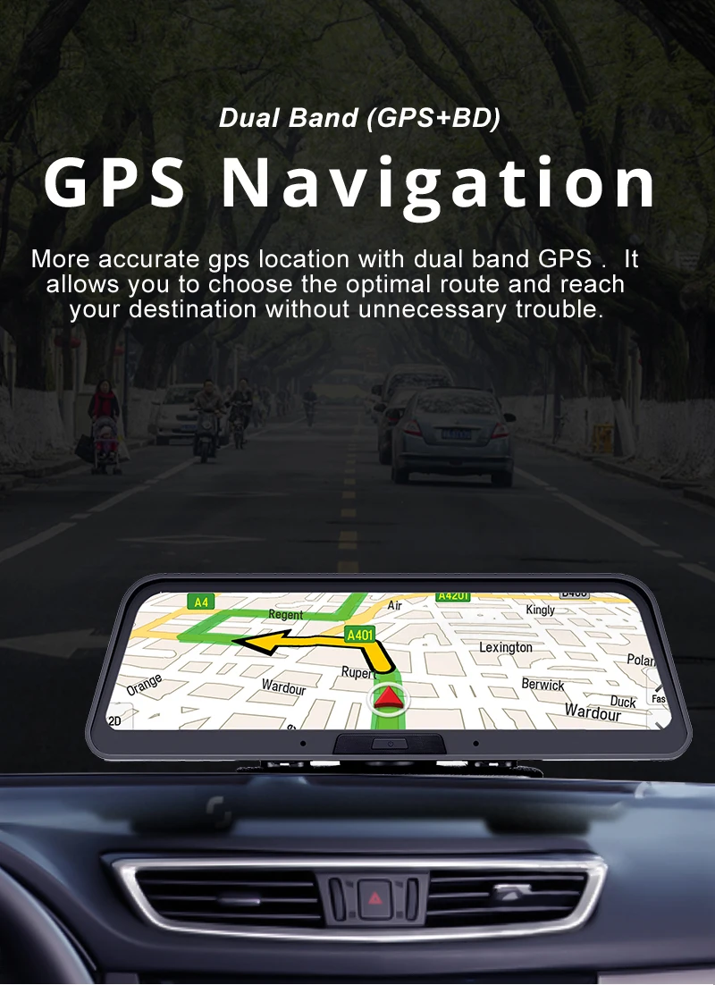 Автомобильный видеорегистратор SLIVERYSEA 4G ADAS 1" Android 5,1 gps навигатор регистратор видео видеорегистратор с двумя камерами s зеркало