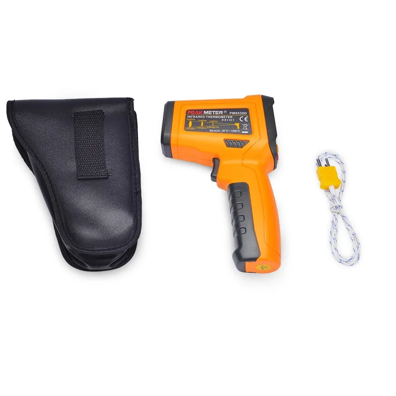 PEAKMETER PM6530D ЖК-дисплей Дисплей портативный инфракрасный термометр-50~ 800 с влажности и точки росы Ирт K Тип окружающей среды UV светильник