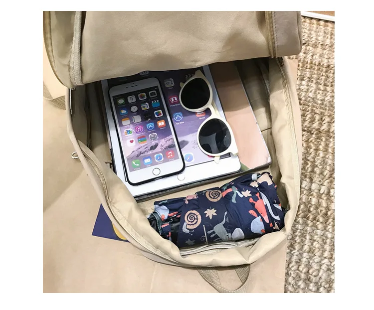 Высококачественный холщовый желтый рюкзак с принтом сердца Студенческая