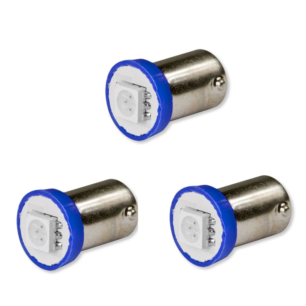 KEUECU 10 PCS Blue BA9S 5050 1SMD Canbus Error Free Interior Dome Auto Instrument Panel Light Bulb | Автомобили и мотоциклы