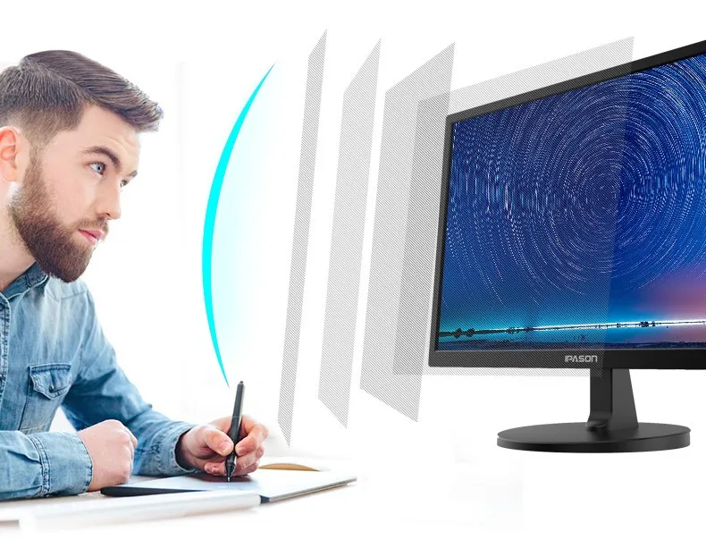 IPASON 21,5 дюймовый настольный компьютер монитор HD ips дисплей ЖК-монитор игровой дисплей