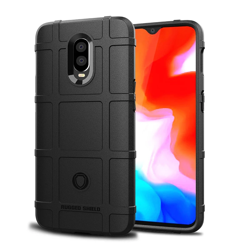 Бронированные силиконовые чехлы для Oneplus 6t чехол 6 41 ''анти-шок мягкая задняя