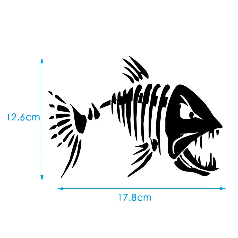 Забавная наклейка Mad Fish украшение для стекла автомобиля виниловые наклейки