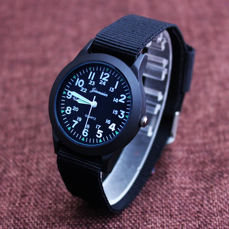 2022 JINNAIER New Famous Brand Men Children Boys Girls Fashion Cool Quartz Saber Watches Students Canvas Electronic Wristwatch