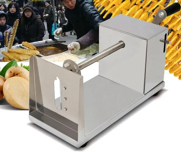 Руководство спираль Чипсы Maker; Twister Slicer Cutter; резки Торнадо поворот машины