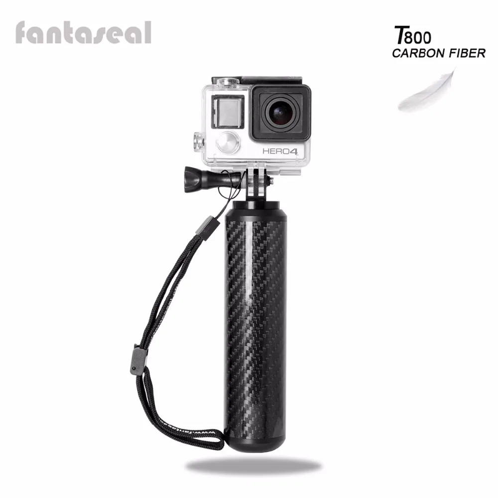 Fantaseal 3K T800 углеродное волокно Камера Ручка Стабилизатор для GoPro остающийся на