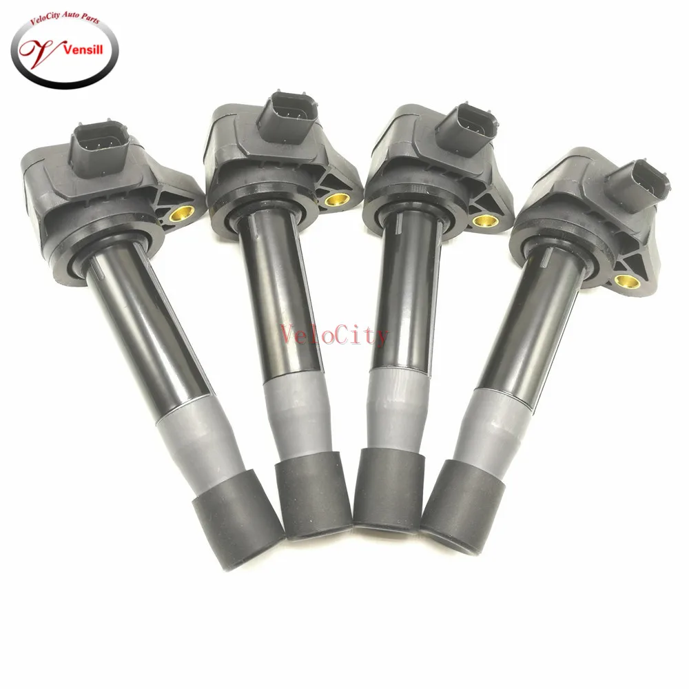 4 шт. катушки зажигания для 08 12 Accord 10 Crosstour 17 Odyssey Acura RL TL TSX Part No #30520 R70 A01 30520 S01 CM11