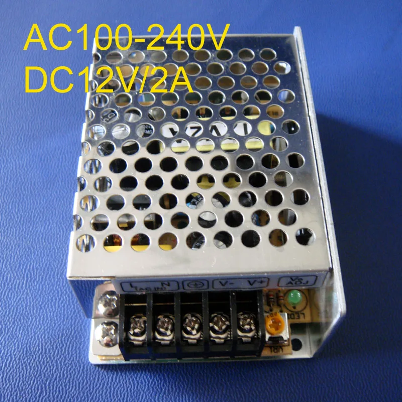 High quality 12V 2A Switching Power Supply 25W led converter power supply DC12V Adapter CE ROSH free shipping 5pcs/lot | Лампы и