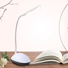 Портативная Светодиодная настольная лампа для чтения с защитой глаз, гибкий миниатюрный светильник с питанием от аккумулятора, ed, складной светильник для учебы, 4 светодиода