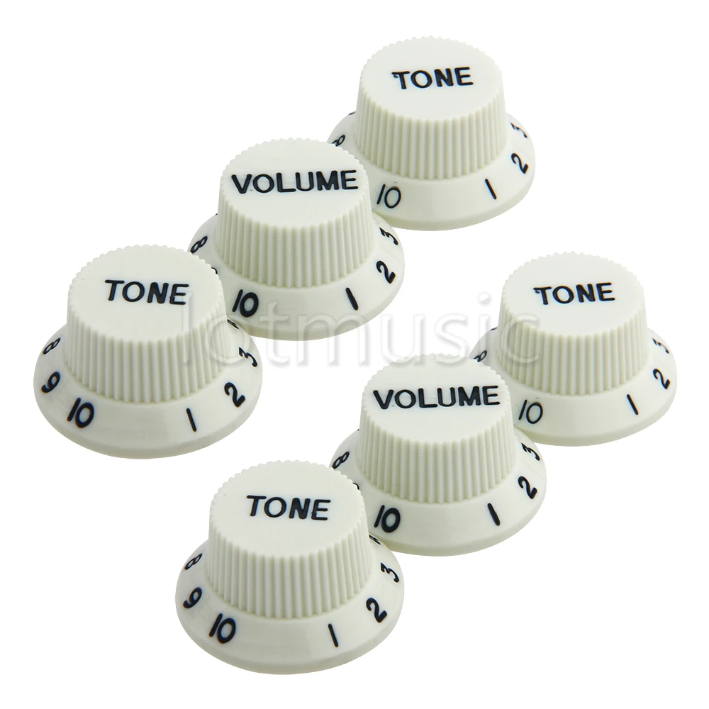 

2sets Guitar Knobs V Volume T Tone for Electric Guitar Replacement Mint Green