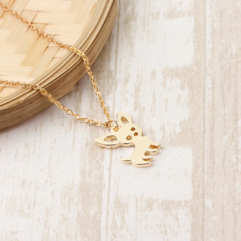 Ожерелье цепочка с подвеской в виде собаки или щенка|Ожерелья подвеской| |