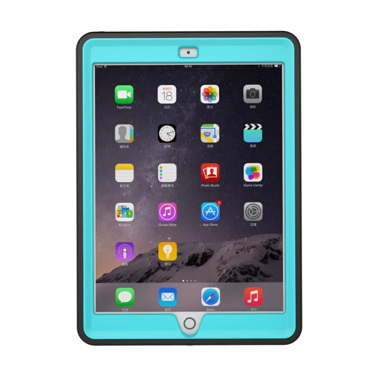 Hmsunrise чехол для apple ipad air 2 детский безопасный противоударный ТПУ чехол-подставка для ipad air2 планшет полная защита Авто Пробуждение/сон