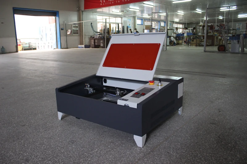Good quality  50W 4040 type CO2 Laser Engraver cutter machine   applied to wood, plastic enlarge
