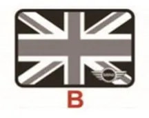 grey jack Non-slip автомобильные подушки с принтом флага Великобритании "Юнион Джек автомобильный резиновый чехол для мобильного телефона, проданы нащего завода, подставной коврик для mini cooper, countryman, R60 F55 и т. д. стайлинга автомобилей внутренняя отделка - Название цвета: grey jack
