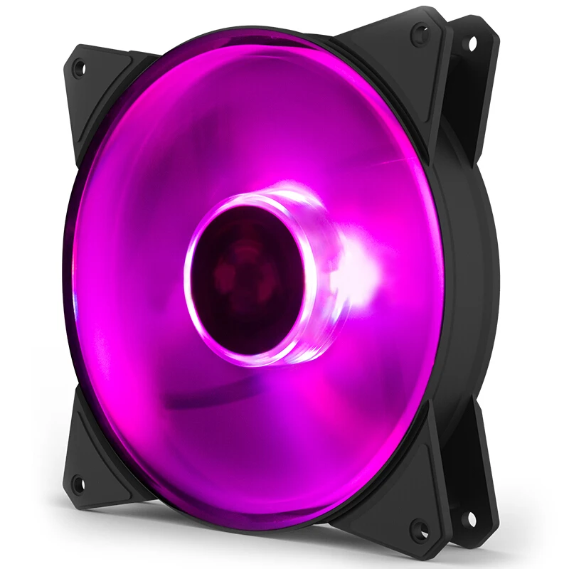 Cooler Master MF140 RGB 14 см RGB 12 В/4PIN чехол для компьютера тихий PWM вентилятор PC cpu кулер радиатор водяного охлаждения 140 мм заменяет вентиляторы