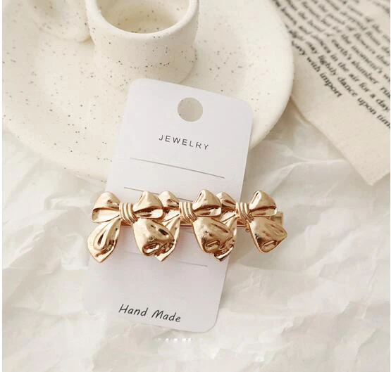 2019 старинные шпильки металлический бант узел заколки для волос девушки Женщины