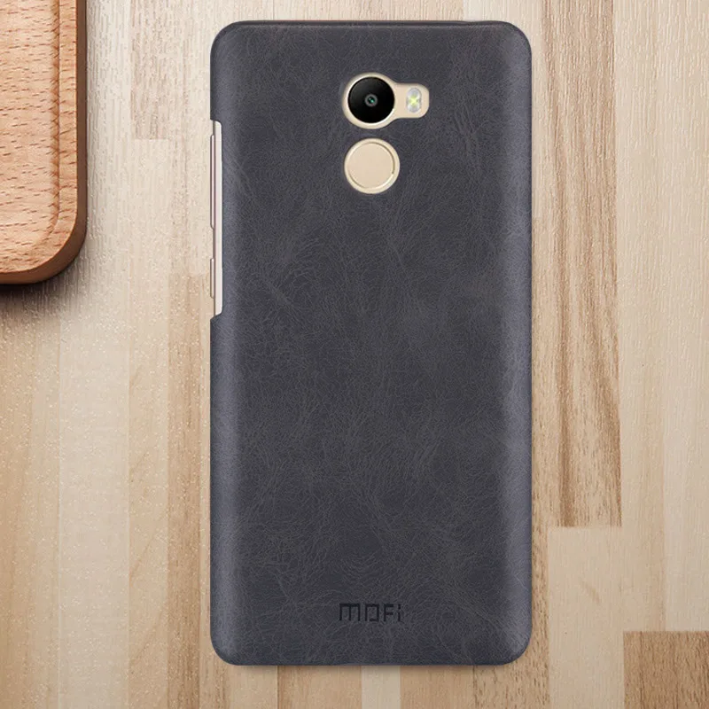 Redmi 4 Pro чехол MOFI оригинальный PC кожаный для Xiaomi твердый переплет 4A Дело Капа Coque