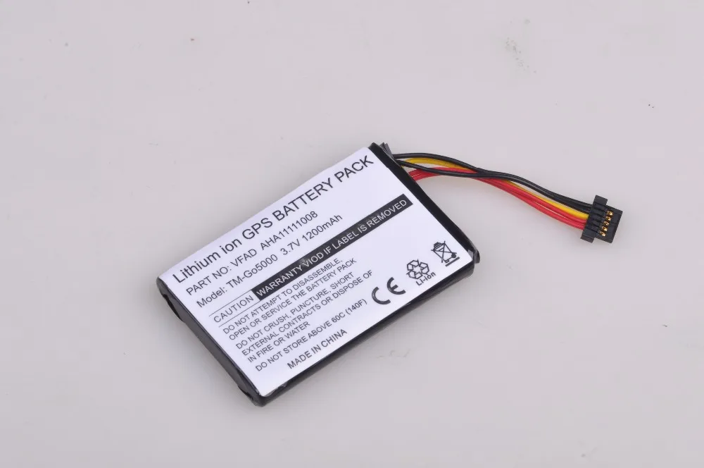 1 шт. GPS Аккумулятор Tectra AHA11111008 VFAD для TomTom 4FL50 4FL60 Go 5000 GO 5100 6000 6100 PRO TRUCK 525 1200 мАч |