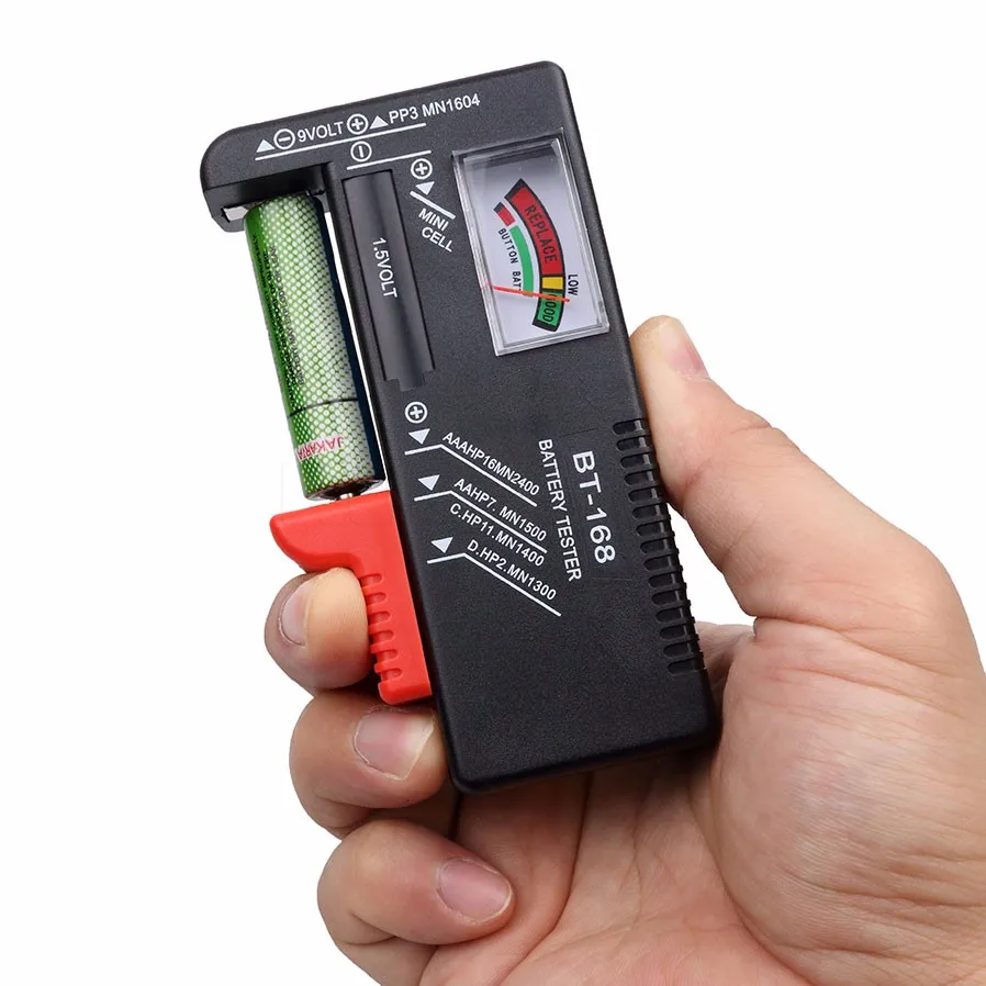Тестер для аккумуляторов BT168 универсальный цифровой измеритель напряжения