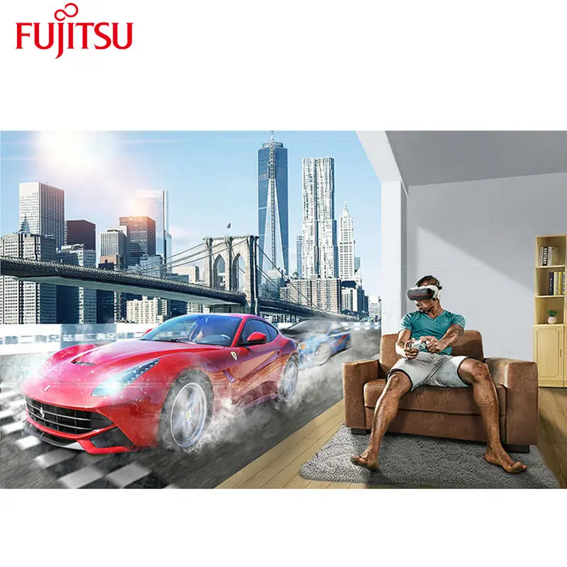 Fujitsu FV200 оригинальный виртуальной реальности 3D Стекло es VR коробка Цвет крест Google