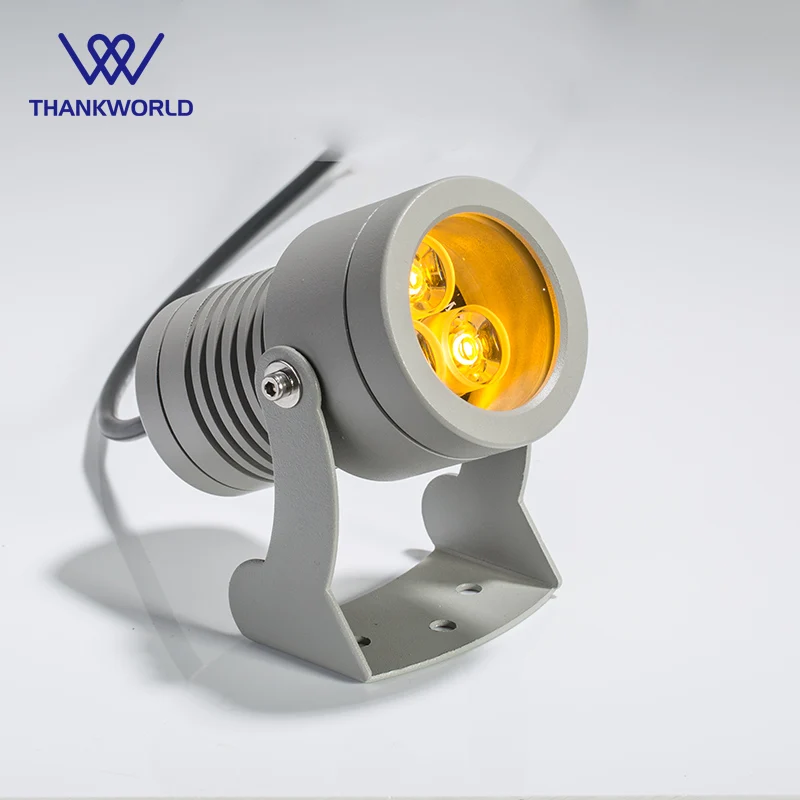 2017 Новый Светодиодный прожектор Открытый 3 Вт прожекторы алюминиевый отражатель