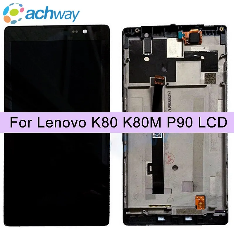 Оригинальный ЖК дисплей Lenovo K80 K80M P90 + кодирующий преобразователь сенсорного