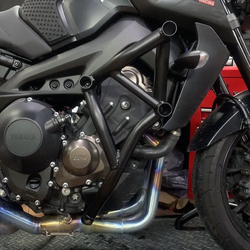 Для YAMAHA MT 09 FZ Tracer XSR900 2017 MT09 FZ09 капот каскадер клетка защита двигателя Краш бар