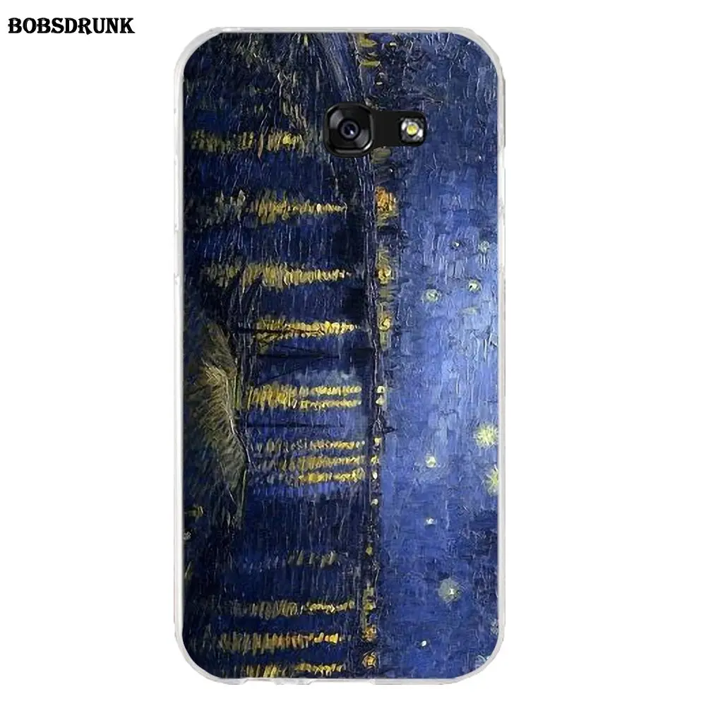 EJGROUP Винсента Ван Гога 1888 Звездная ночь для Samsung Galaxy A3 A5 A7 J1 J2 J3 J5 J7 мягкие чехлы для мобильных телефонов