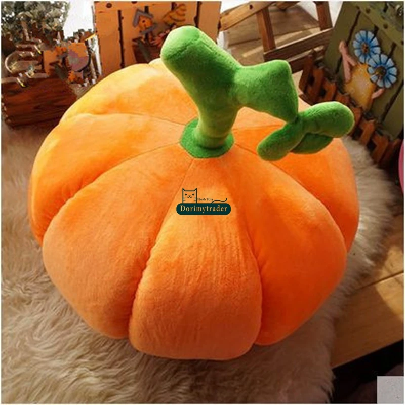 Dorimytrader 42cm Большая мягкая симпатичная имитационная игрушка плюша тыквы