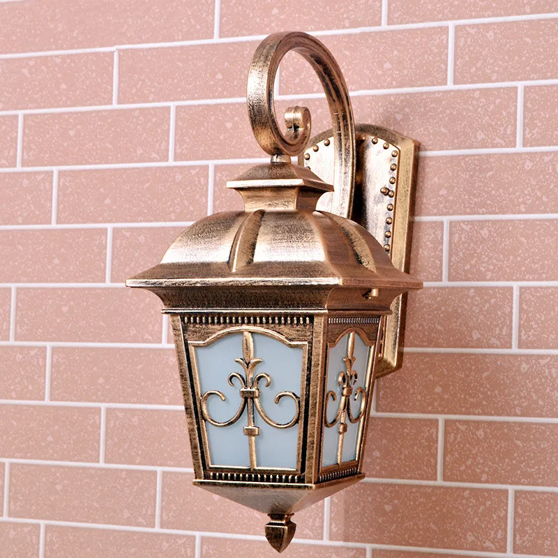 Садовые наружные Настенные светильники винтажный тропинка старинное бра