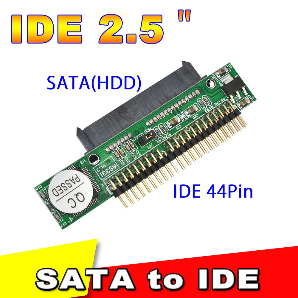 Адаптер Kebidu Sata-IDE 2 5 Sata мама до дюйма IDE папа 44 pin порт 133 Гбит/с Поддержка ATA 100 HDD CD DVD |