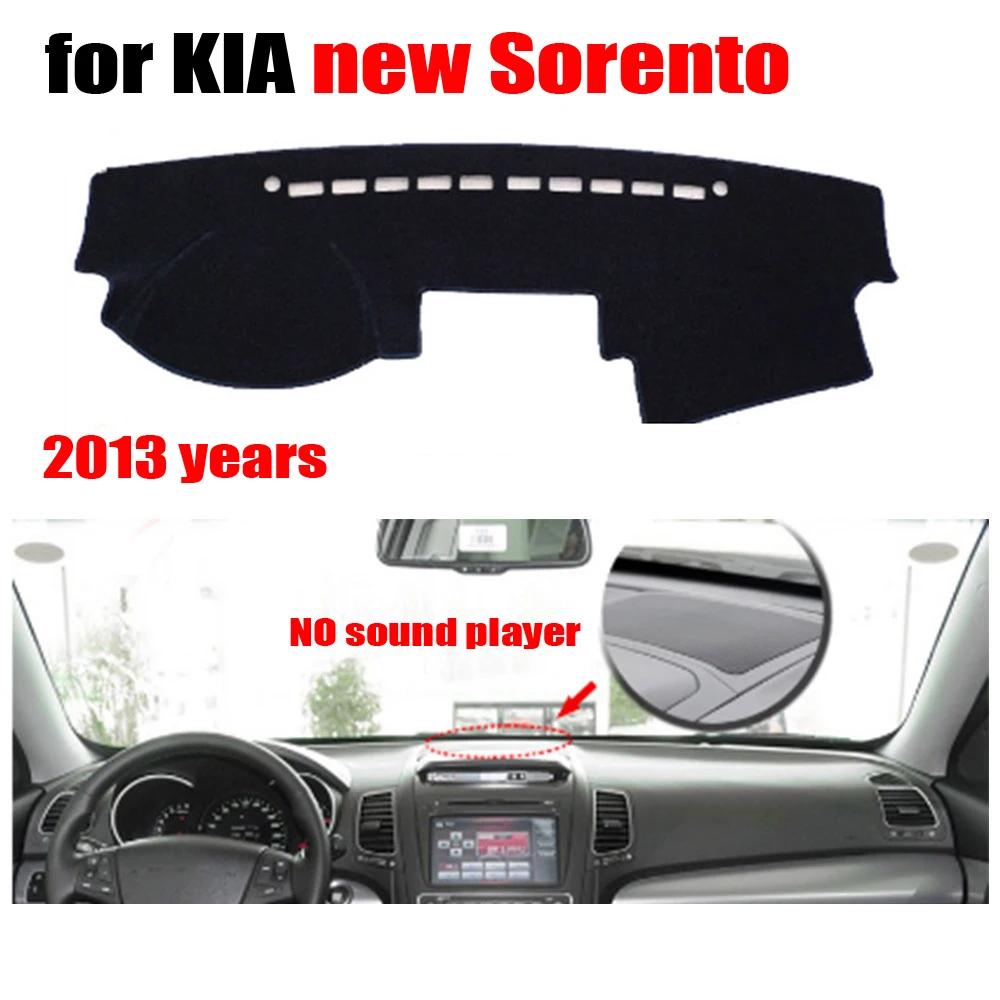 Бесплатная доставка! Крышка приборной панели автомобиля для KIA New Sorento 2013 низкая