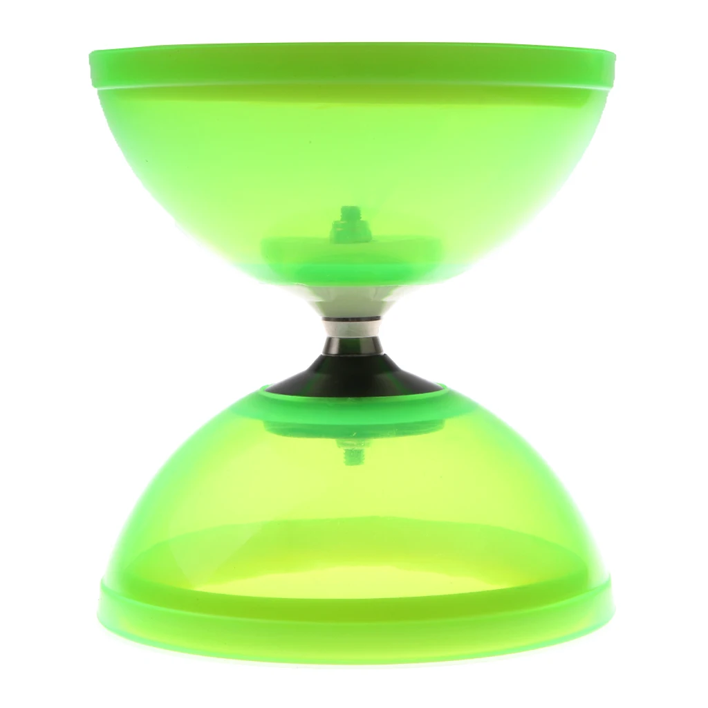 Green Высокая производительность Diabolo профессиональный китайский йо-йо с ручками струны жонглирование тройной подшипник Diabolo - Цвет: Green