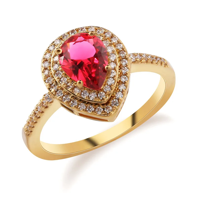 XIAGAO 2017 новая мода двойное кольцо золотого цвета символ любви в форме сердца с