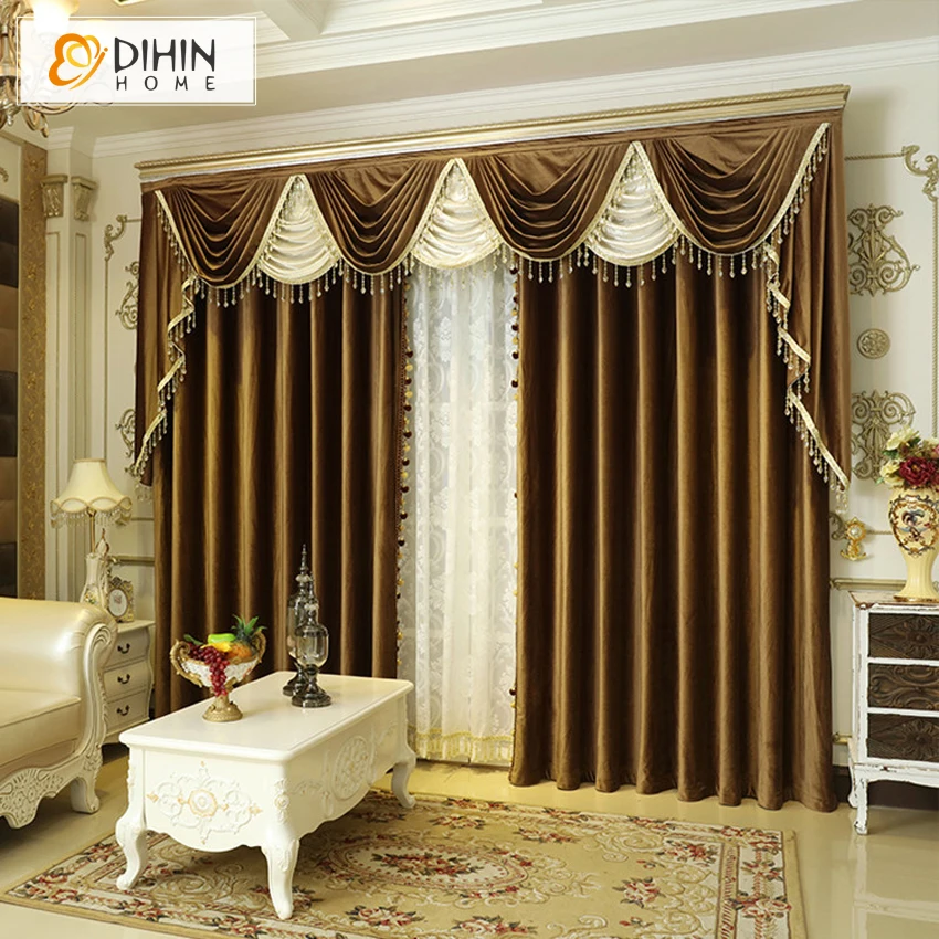 Роскошные занавески DIHIN HOME для гостиной из вуали спальни оконные (не входят в