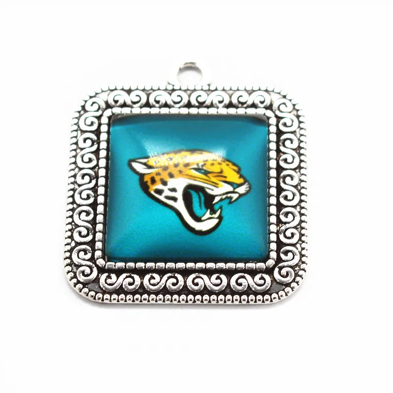 10 шт. футбольные ювелирные изделия Подвески Спортивные Джексон Ягуары подвесные