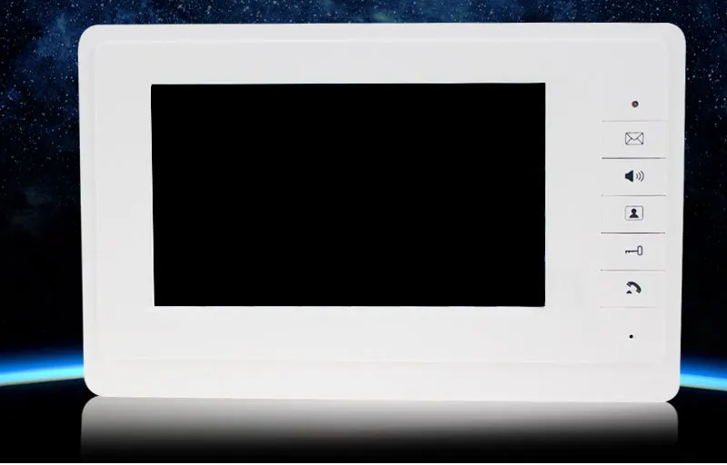 " TFT lcd цветной экран видео дверной звонок Домофон внутренний монитор блок с 25 мелодий для домашней квартиры Сейф V70F