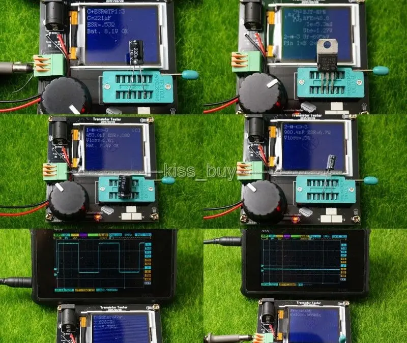 2018 тестер транзисторов esr измеритель частоты PWM генератор прямоугольных сигналов