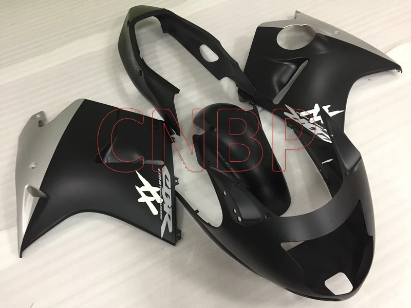 Обтекатели для Honda Cbr1100XX 1996-2005 материя Черный Серебряный обтекатель CBR1100XX 1999 наборы для тела Honda Cbr1100XX 2002 без краски