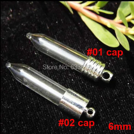 Бесплатная доставка! 300 шт./партия стеклянные подвески в виде флакона 6 мм |