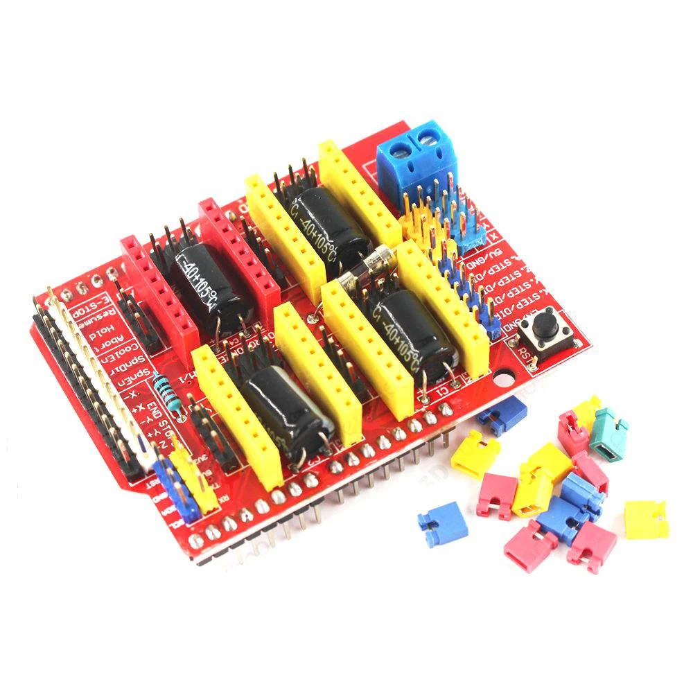 3d принтер части Reprap щит CNC V3 гравировальный станок A4988/DRV8825 шаговый двигатель драйвер Плата расширения CNC щит V3