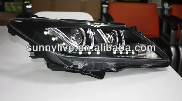 2012-13 лет для Aurion Camry светодиодный U Тип ангельские глазки фары TLZ V1 | Автомобили и