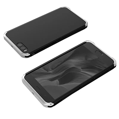 black silver Чехол с металлической рамкой для Xiao mi Red mi Note 8 7 6 5 Pro, задняя крышка для Xiaomi mi 9 8 SE mi Note 3, жесткий защитный чехол из поликарбоната - Цвет: black silver