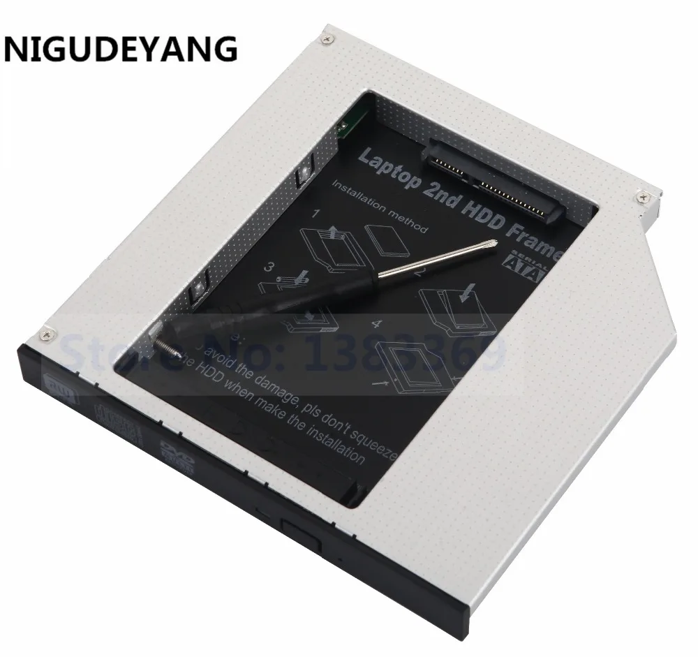 

NIGUDEYANG 2nd IDE to SATA Hard Drive HDD Caddy for HP Pavilion zd7000 zd7100 zd7200