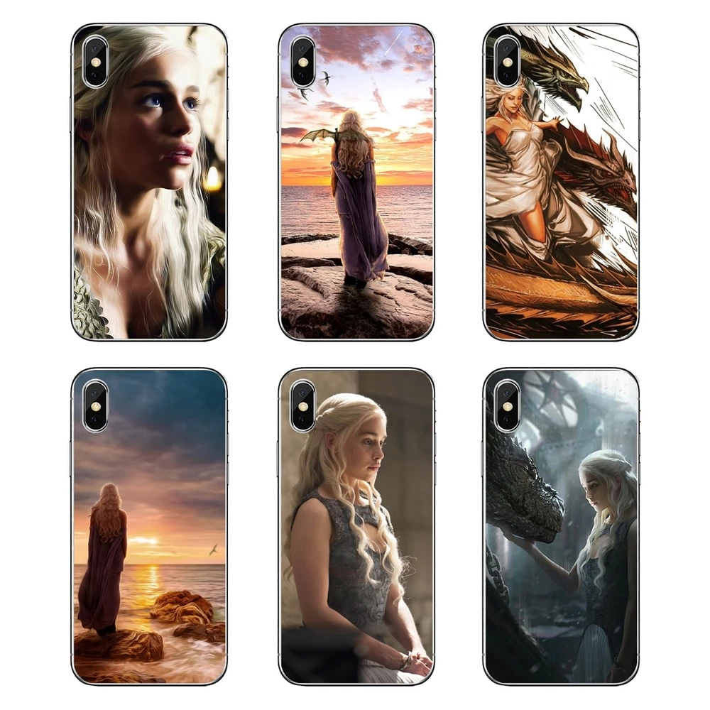 Прозрачный мягкий чехол для Motorola Moto X4 E4 E5 G5 G5S G6 Z Z3 G3 C Play Plus Daenerys Game of