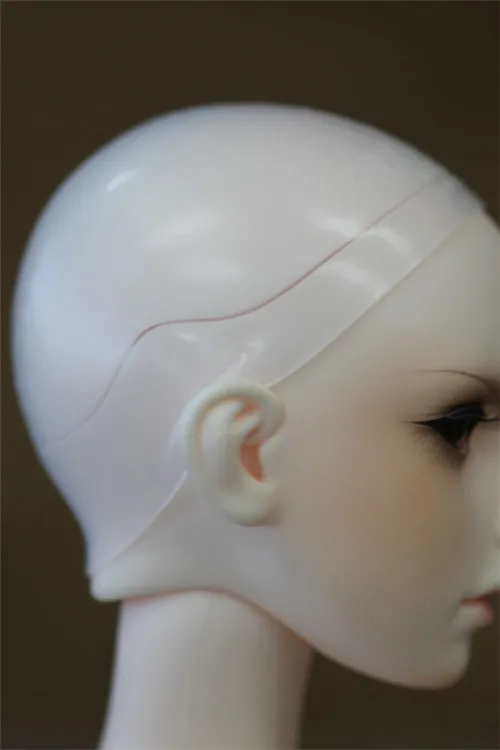 Новинка 1/6 1/4 1/3 BJD Прозрачная силиконовая защитная крышка для парика Защитная