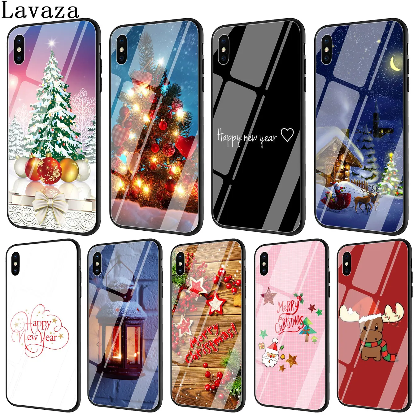 Чехол из закаленного стекла для телефона Lavaza чехол Apple iPhone XR X XS Max 6 6S 7 8 Plus 5 SE