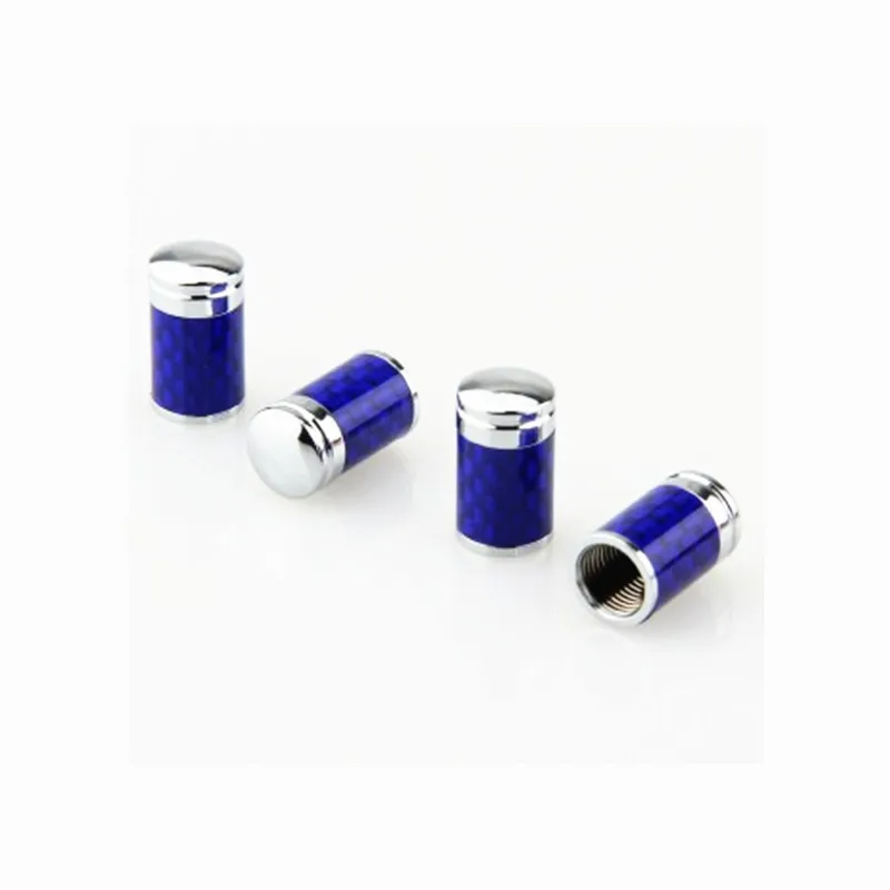 4 шт. углеродного волокна колесо шин Колпачки клапанов кисти для Зарядное